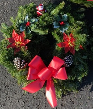 Holiday Tidings Balsam Wreath